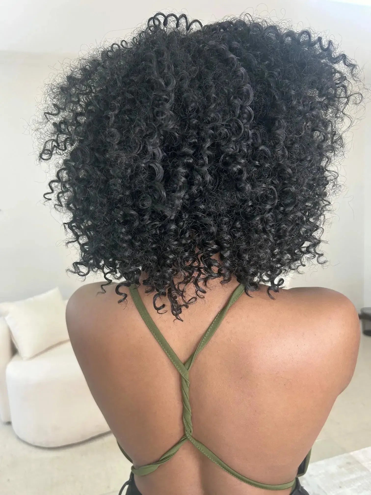Lace Front Stefani Preta Cacheada