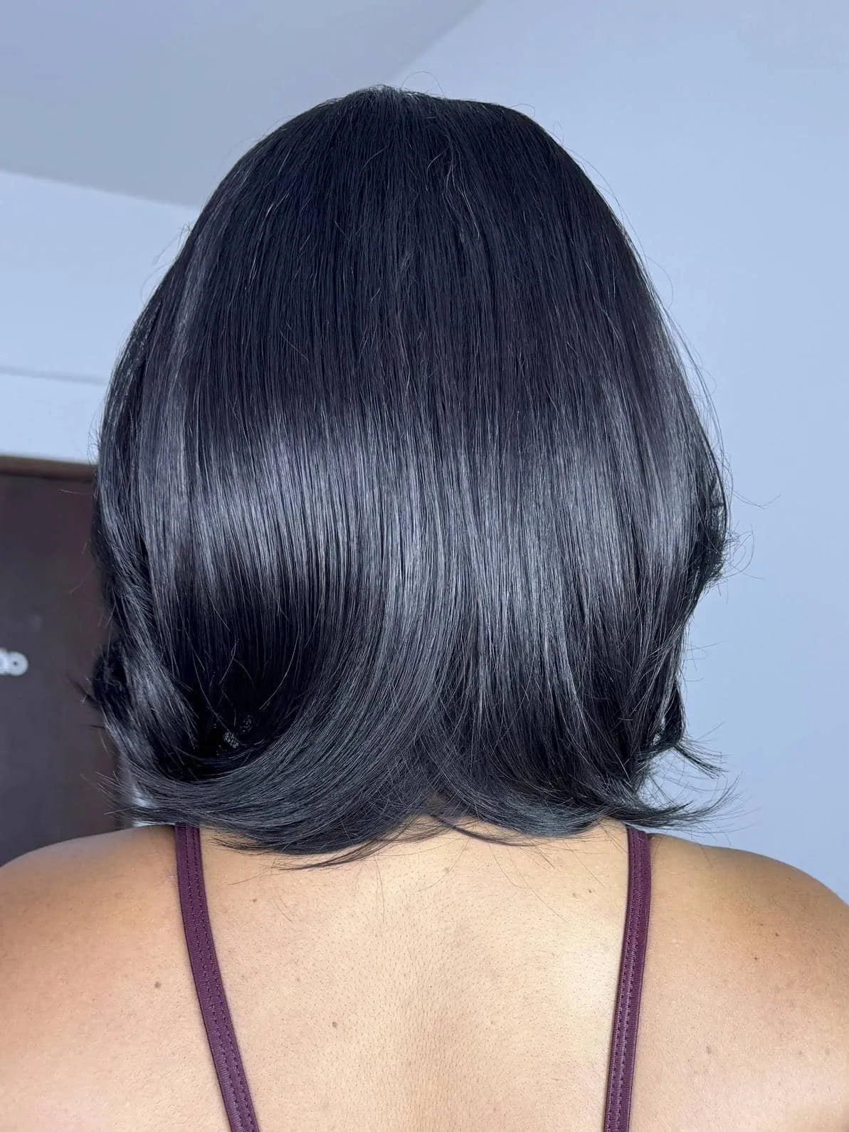 Lace Front Tania Castanho Escuro Curta