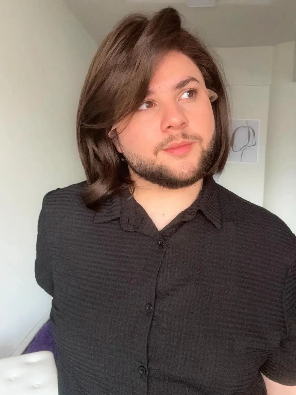 Lace Front Tela HD Castanha Repartição Livre 13x6 Peça Única 038