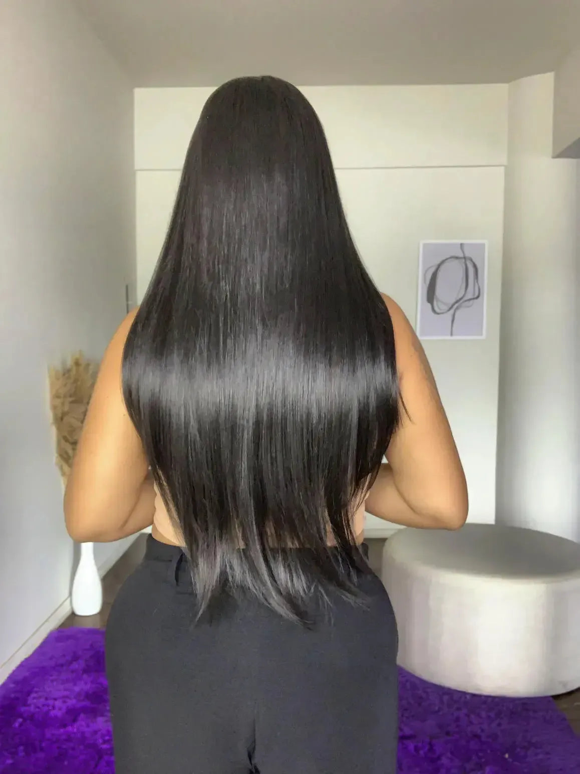 Lace Front Tela HD Diamante Castanho Escuro Ondulada - Repartição Livre 13x2