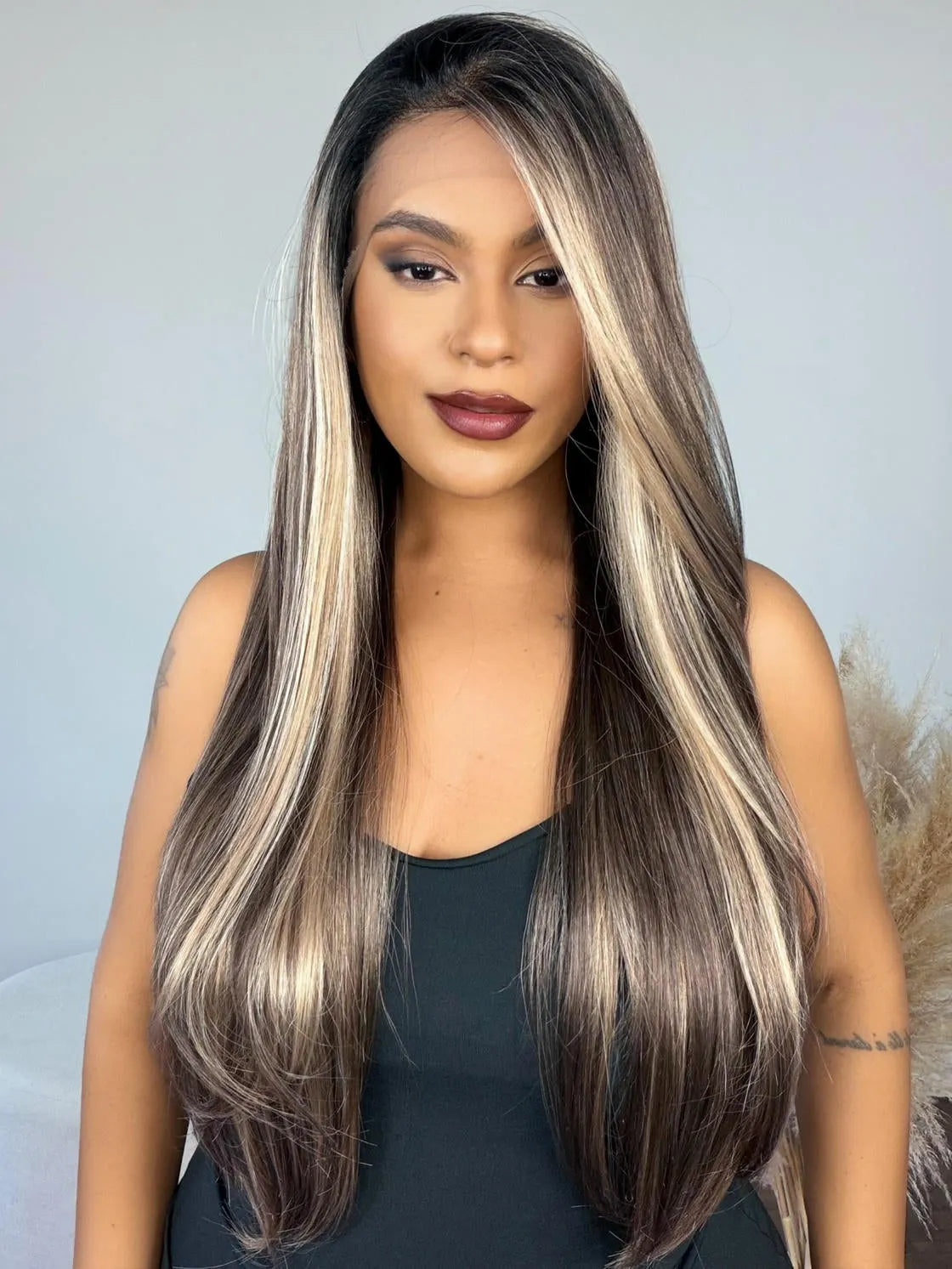 Lace Front Tela HD Diamante Loira 26R Ondulada - Repartição Livre 13x2