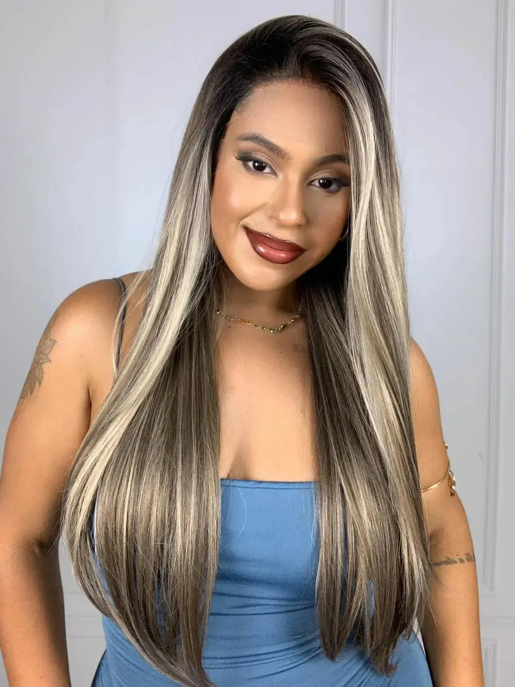 Lace Front Tela HD Diamante Luzes 23D - Repartição Livre 13x2