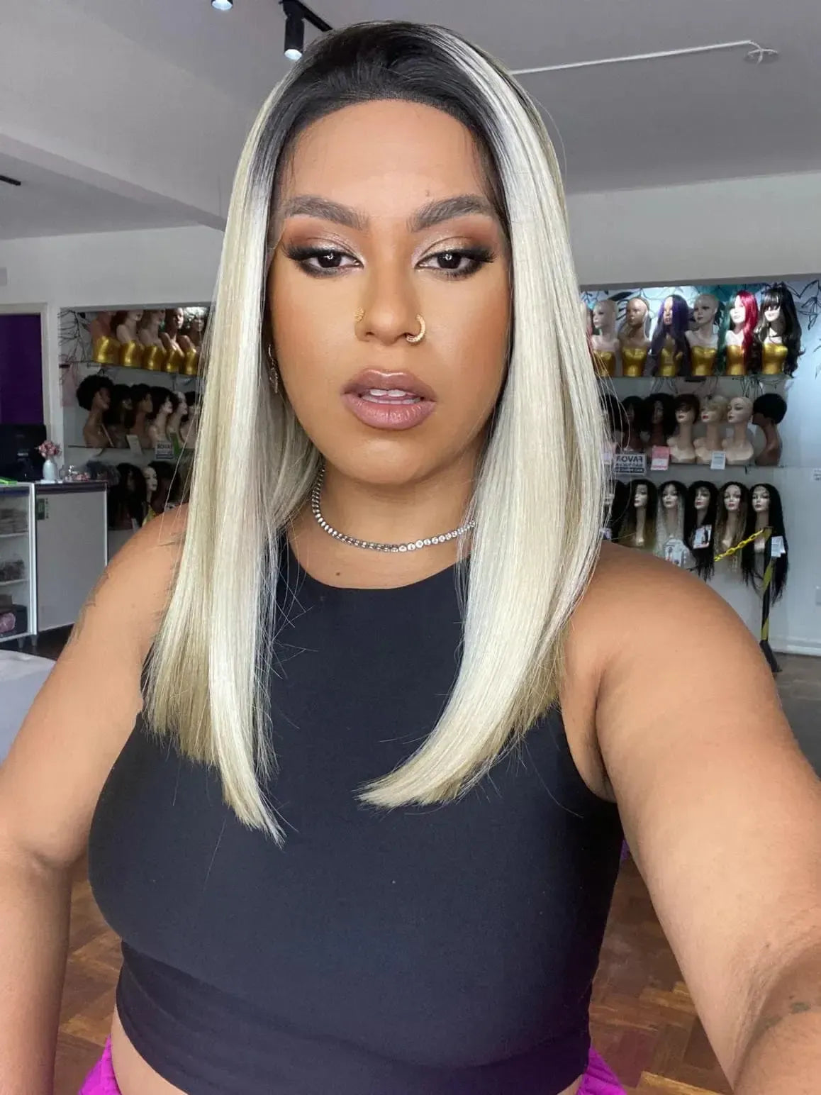 Lace Front Tela HD Eleny Loira 613F - Repartição Livre 13x2