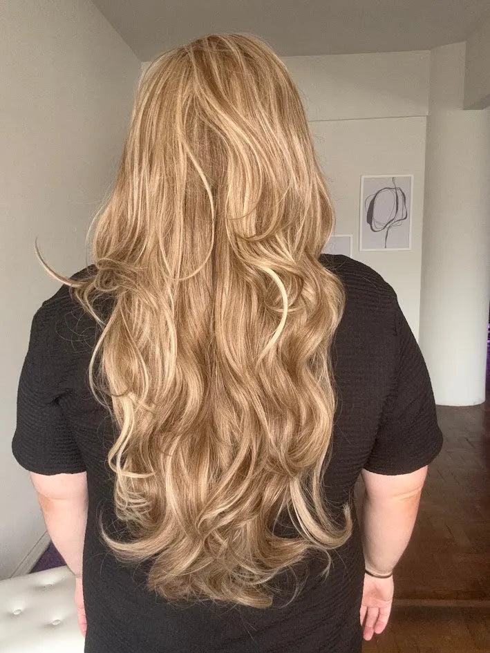 Lace Front Tela HD Lívia Loira Repartição Livre 13x6