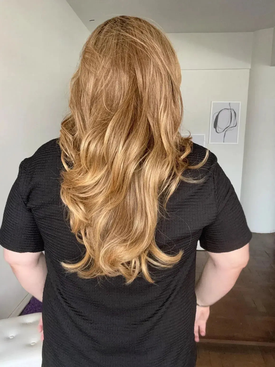 Lace Front Tela HD Loira Repartição Livre 13x4 Peça Única 020