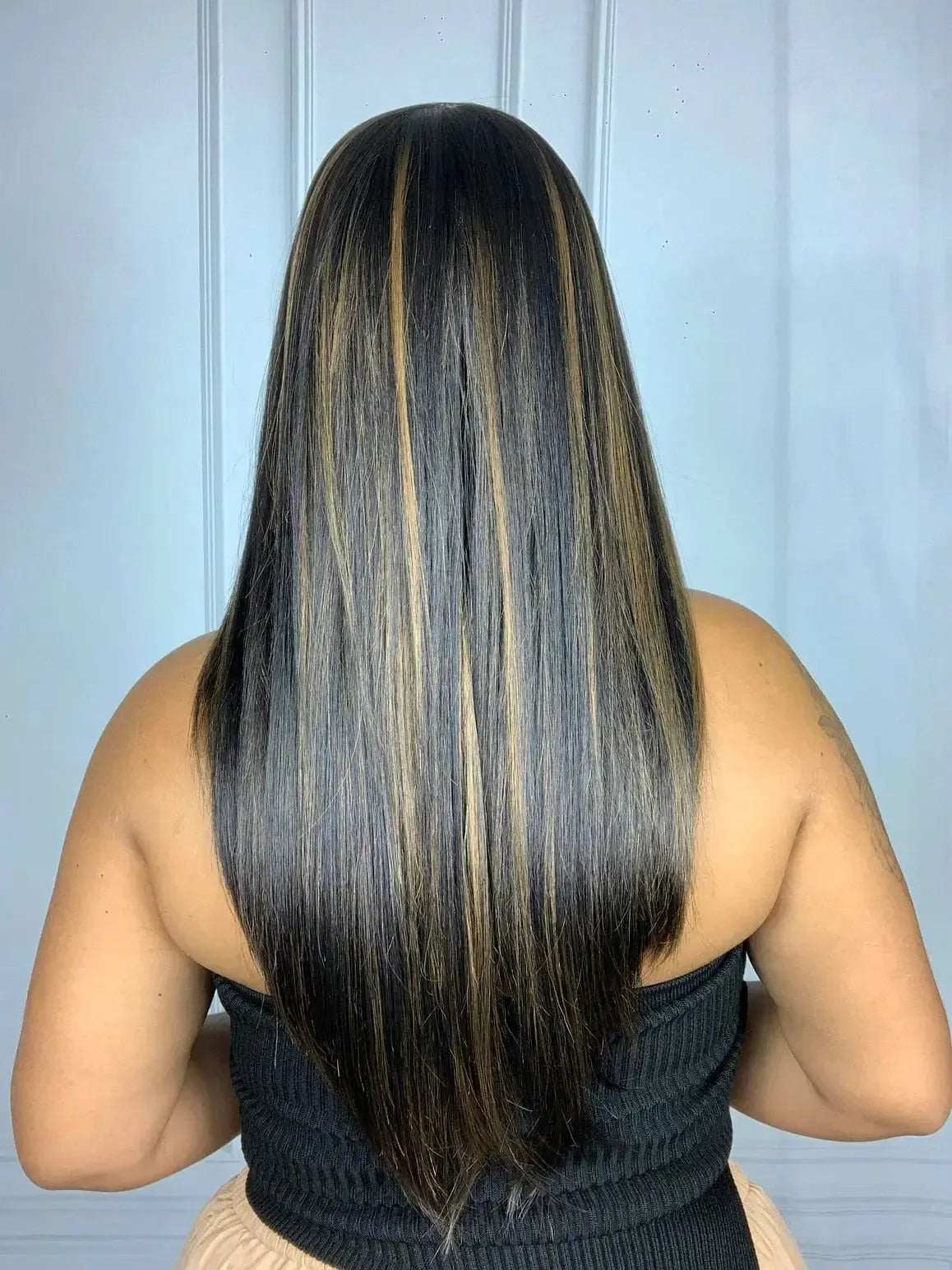 Lace Front Tela HD Sonia Castanha Luzes TF2 Repartição Livre 13x6