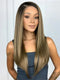 Lace Front Tela HD Sonia Castanho 12D Repartição Livre 13x6