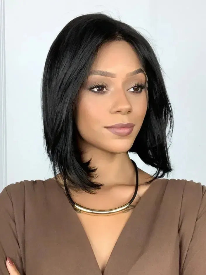 Lace Front Vanessa Humana Repartição Livre 13x4