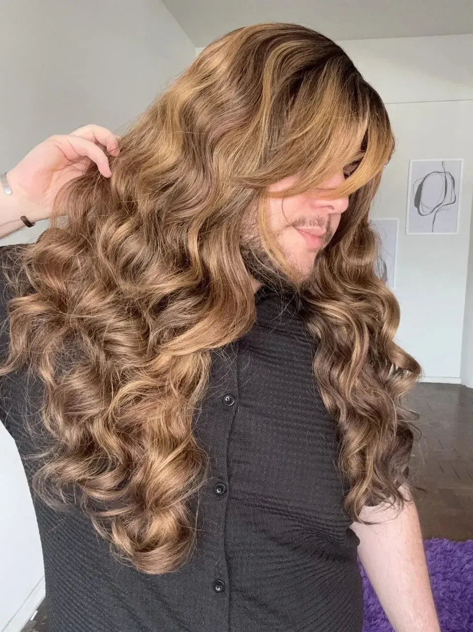 Part Lace Castanha Fibra Premium Peça Única 013