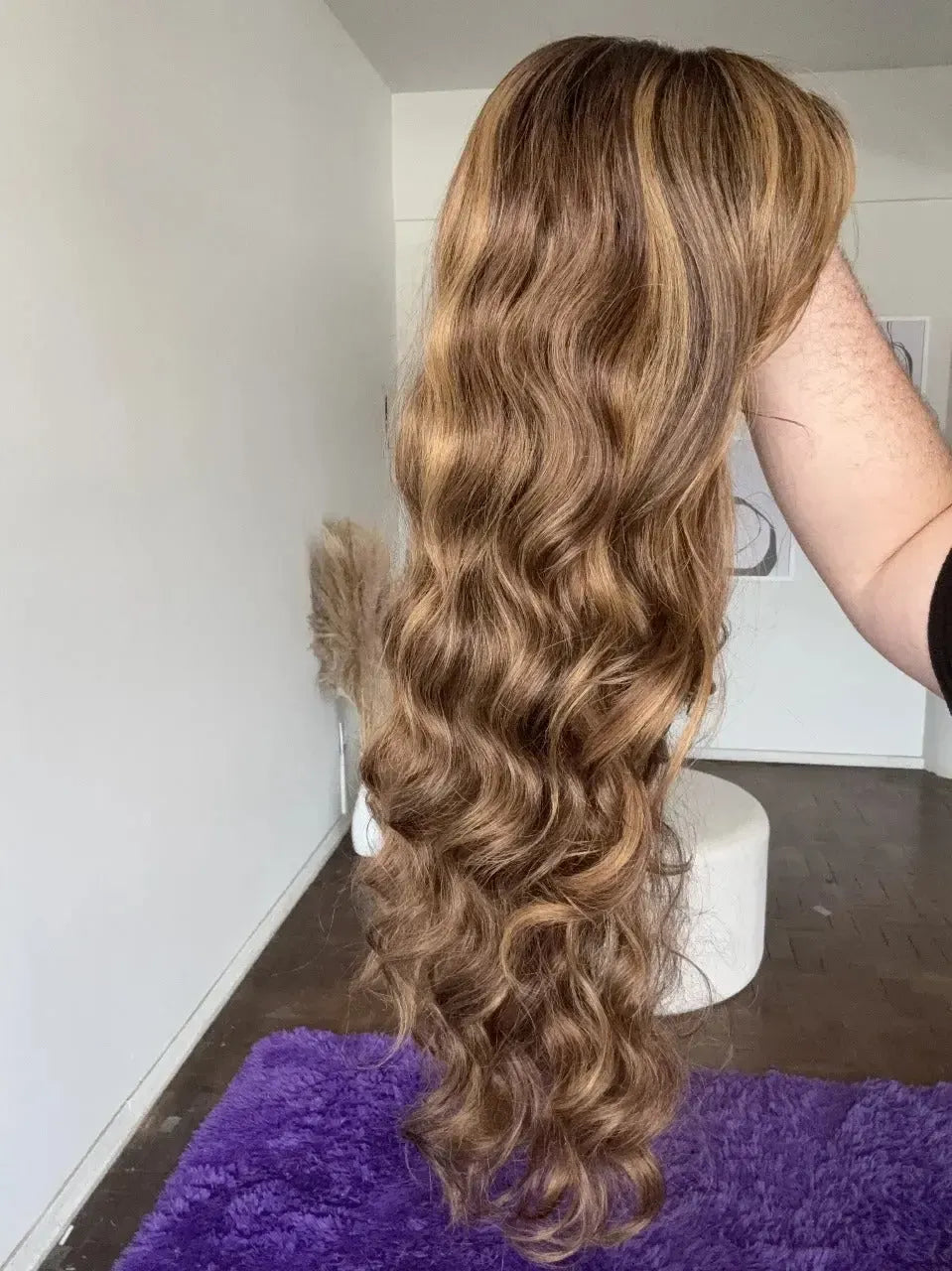 Part Lace Castanha Fibra Premium Peça Única 013