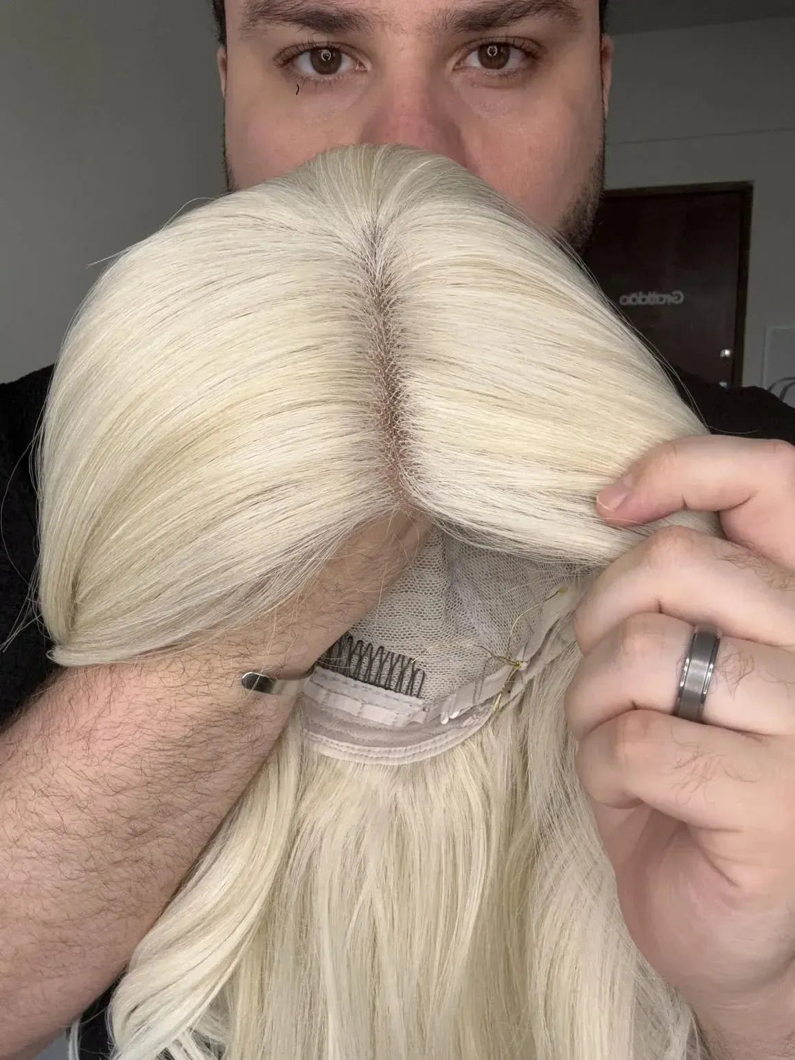 Part Lace Loira Fibra Premium Peça Única 006