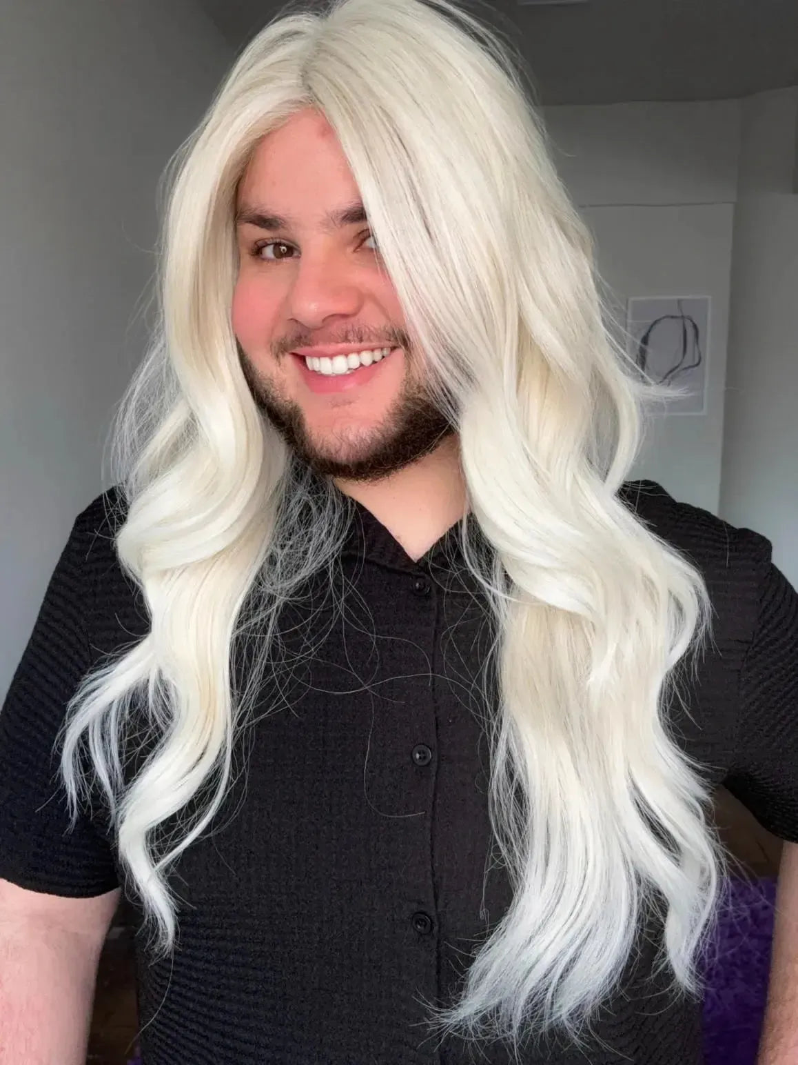 Part Lace Loira Fibra Premium Peça Única 006