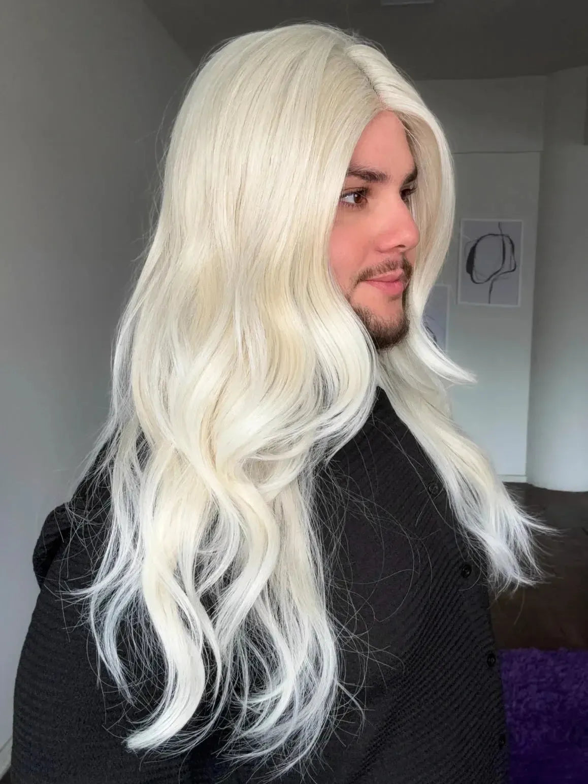 Part Lace Loira Fibra Premium Peça Única 006