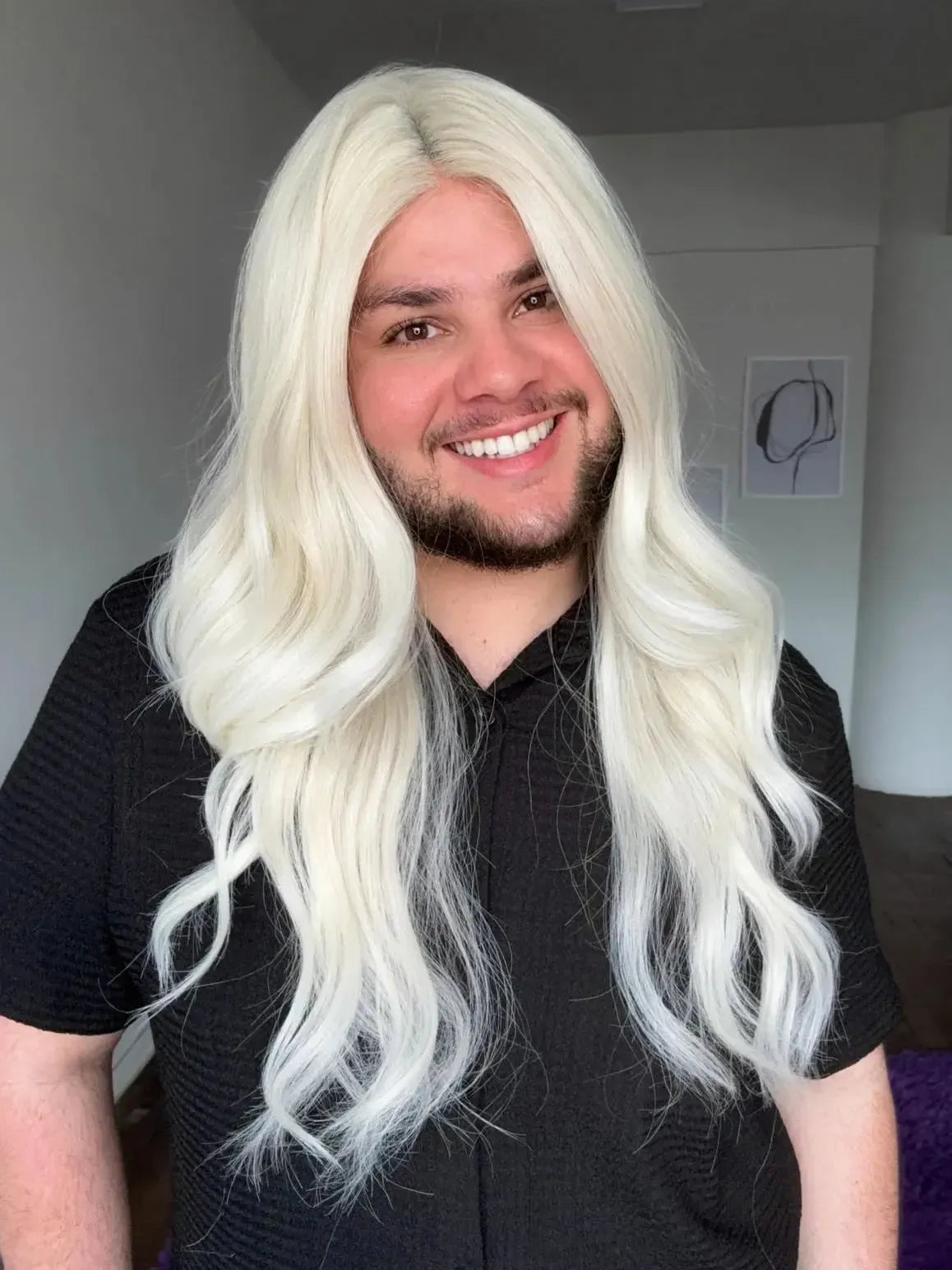 Part Lace Loira Fibra Premium Peça Única 006