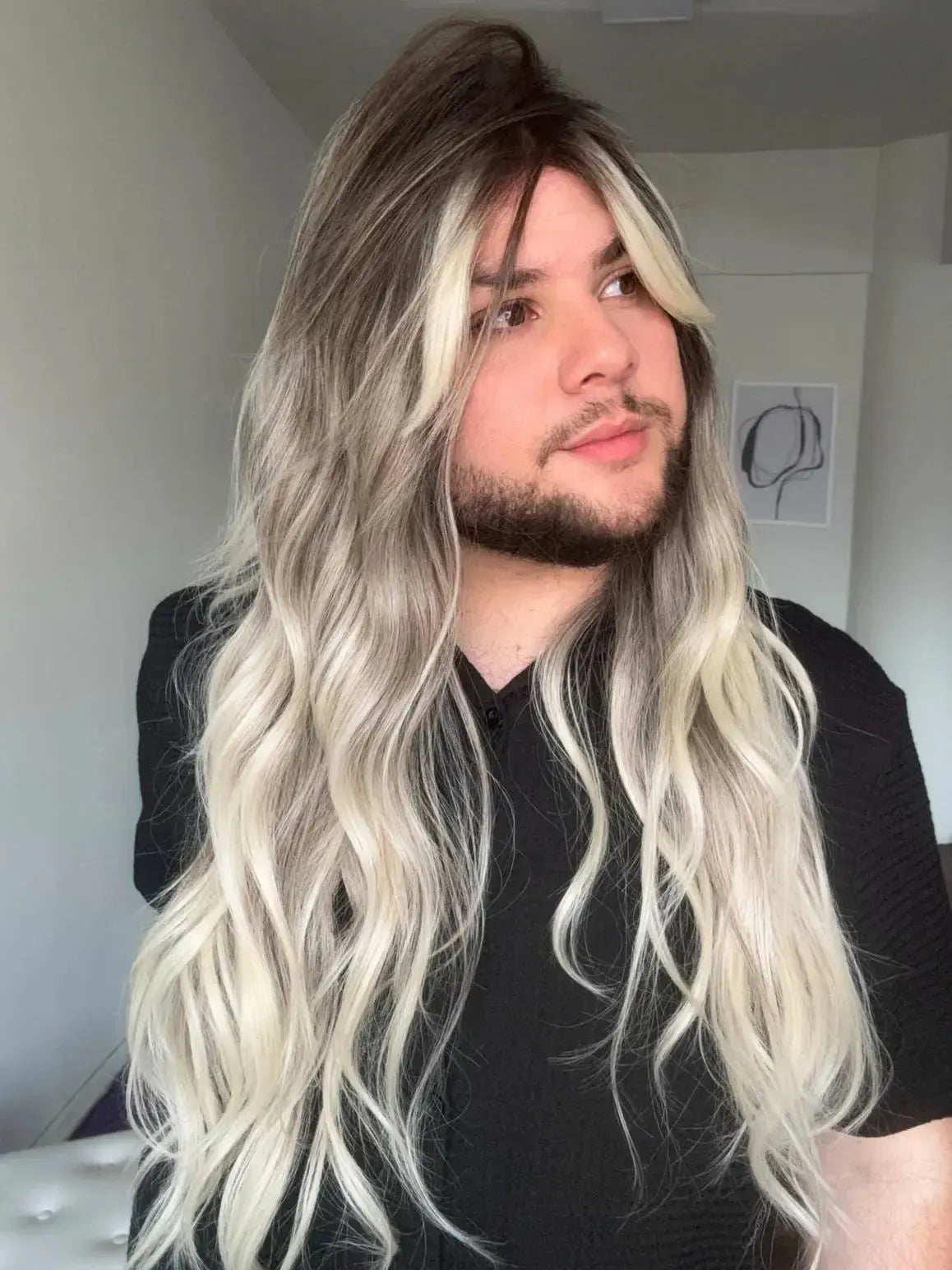 Part Lace Loira Fibra Premium Peça Única 037