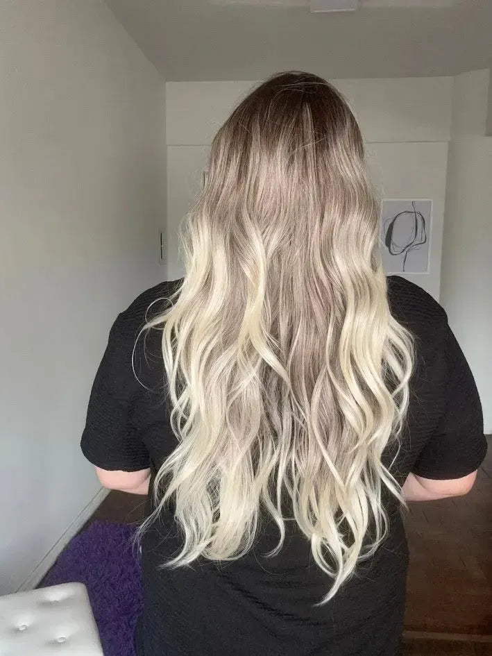 Part Lace Loira Fibra Premium Peça Única 037