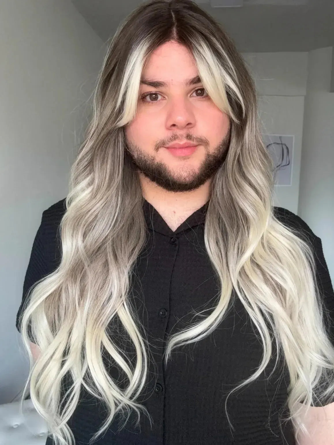 Part Lace Loira Fibra Premium Peça Única 037