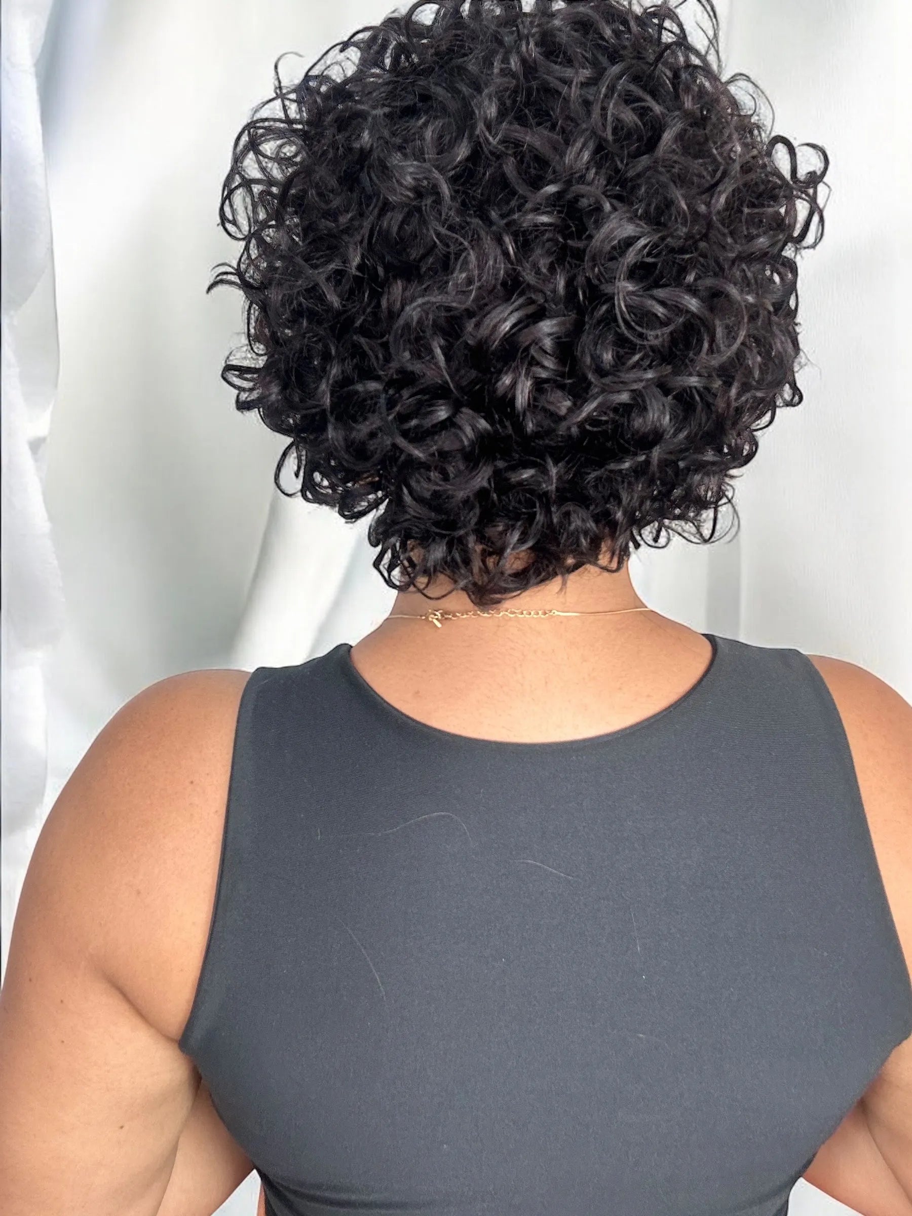 Peruca Cabelo Humano Natty Cacheada