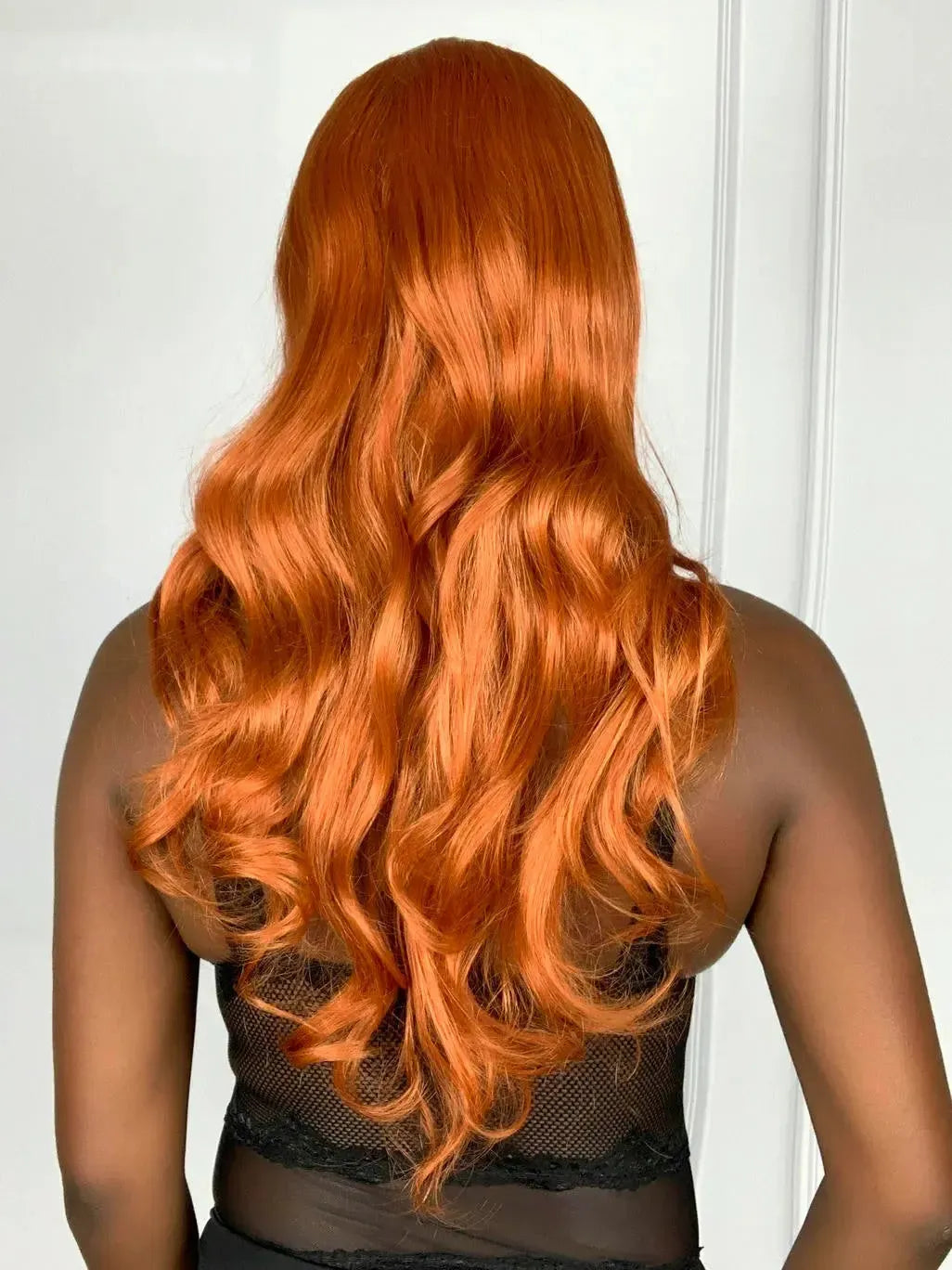 Peruca Camila Ruiva com Franja