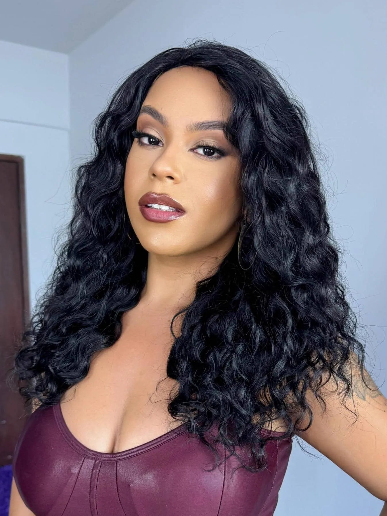 Peruca Dayana Cabelo Humano Cacheada