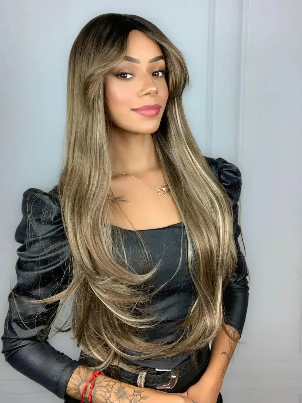 Peruca Miriam Loira 613A Franja (Premium)