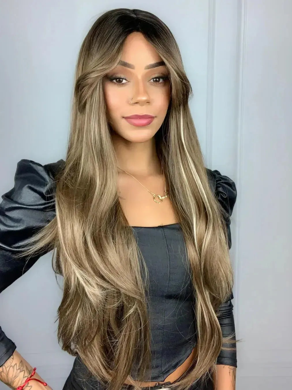 Peruca Miriam Loira 613A Franja (Premium)
