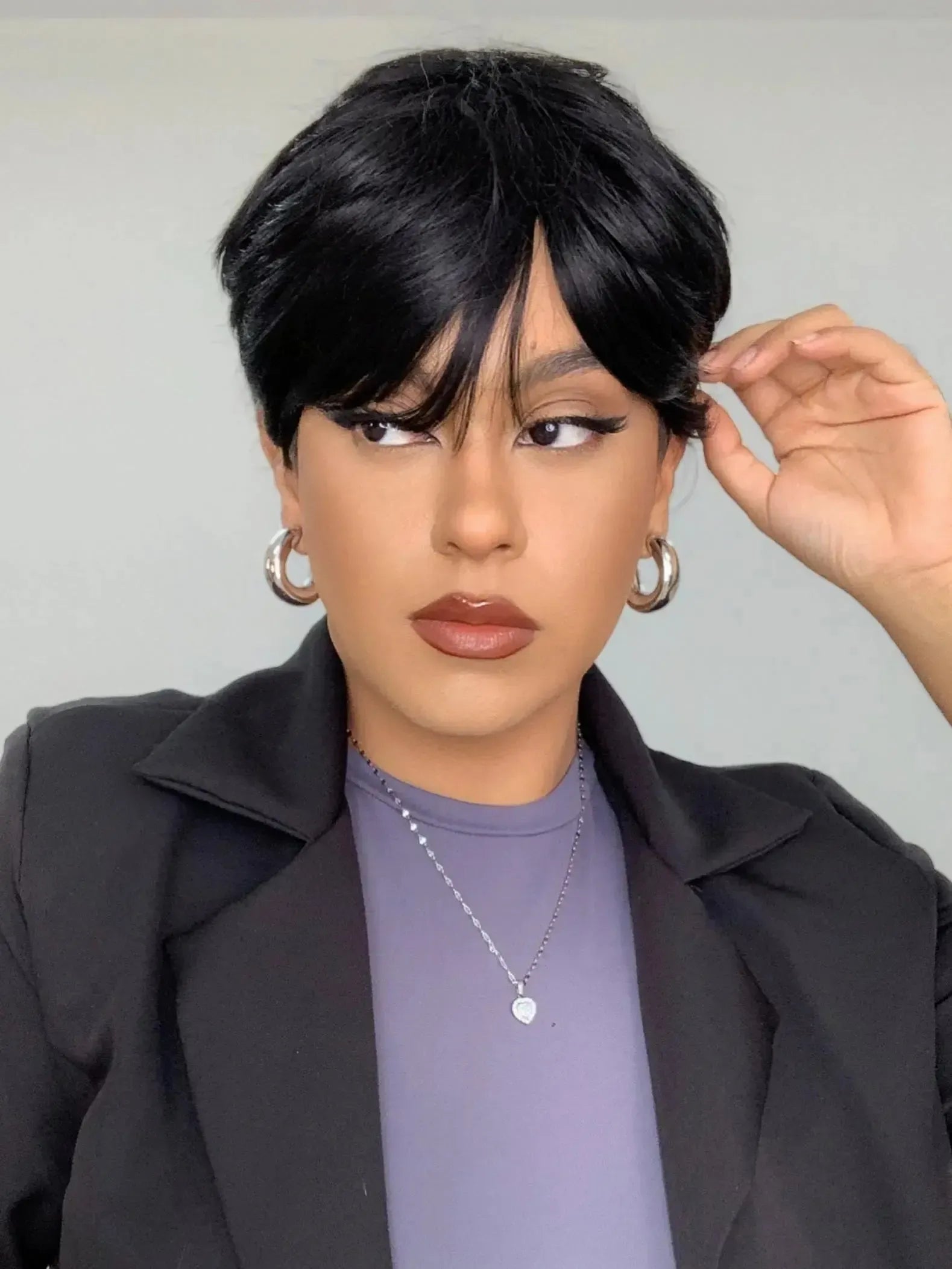 Peruca Wig Daniela Castanho Escuro