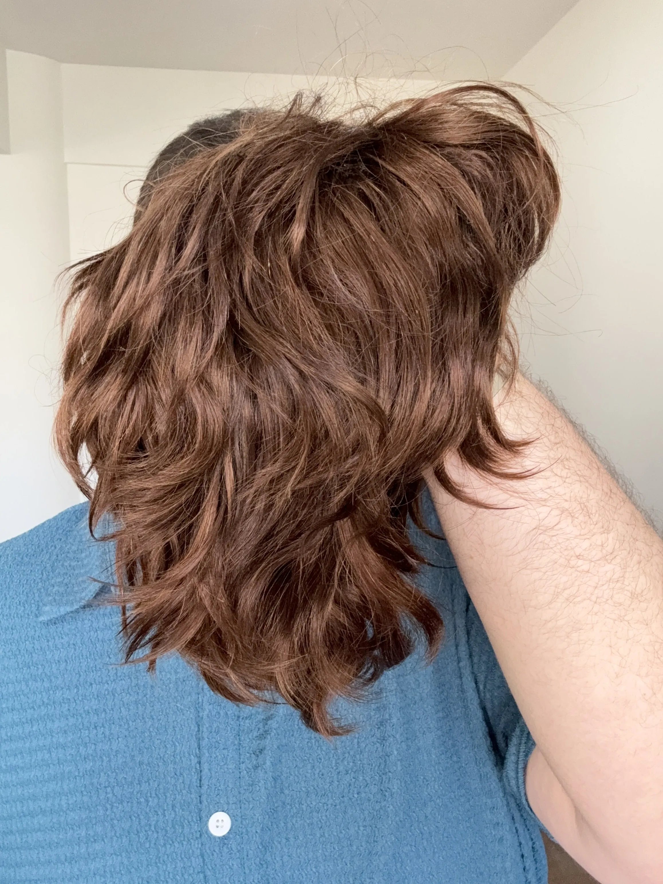 Peruca Wig Humana Morgana Castanho Curta