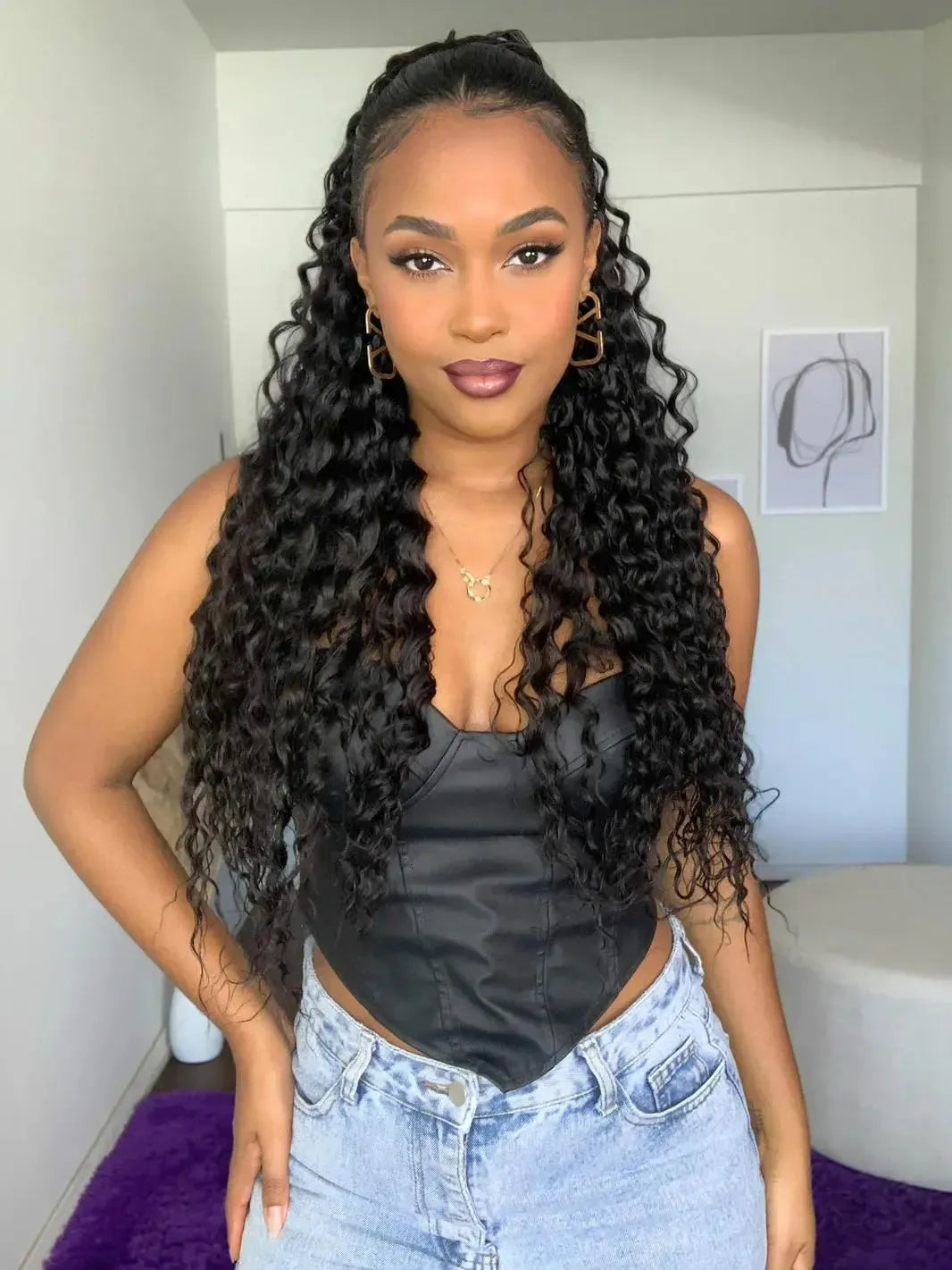 Rabo de Cavalo Cecília Cacheado Castanho Escuro