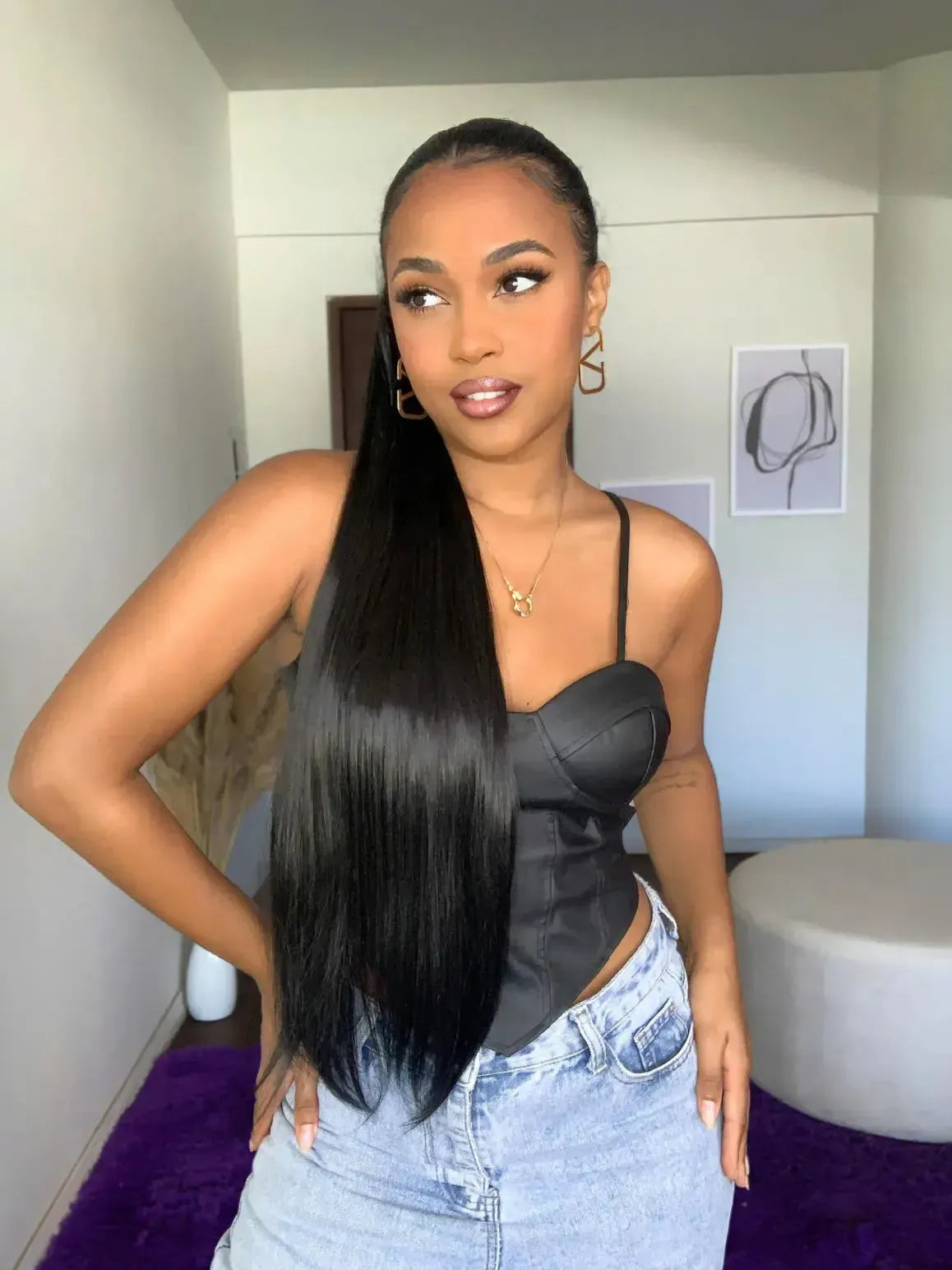 Rabo de Cavalo Laura - Bio Fibra - Preto