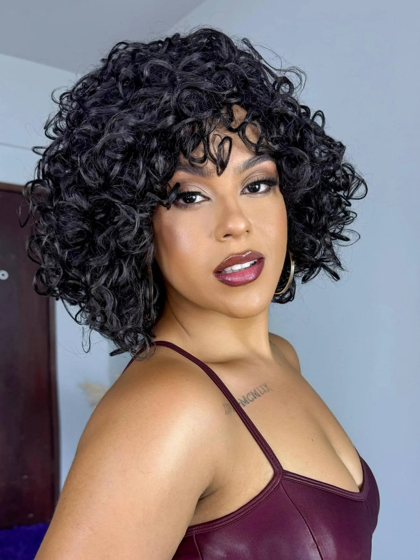 Wig Mila Castanho #4 Cacheada