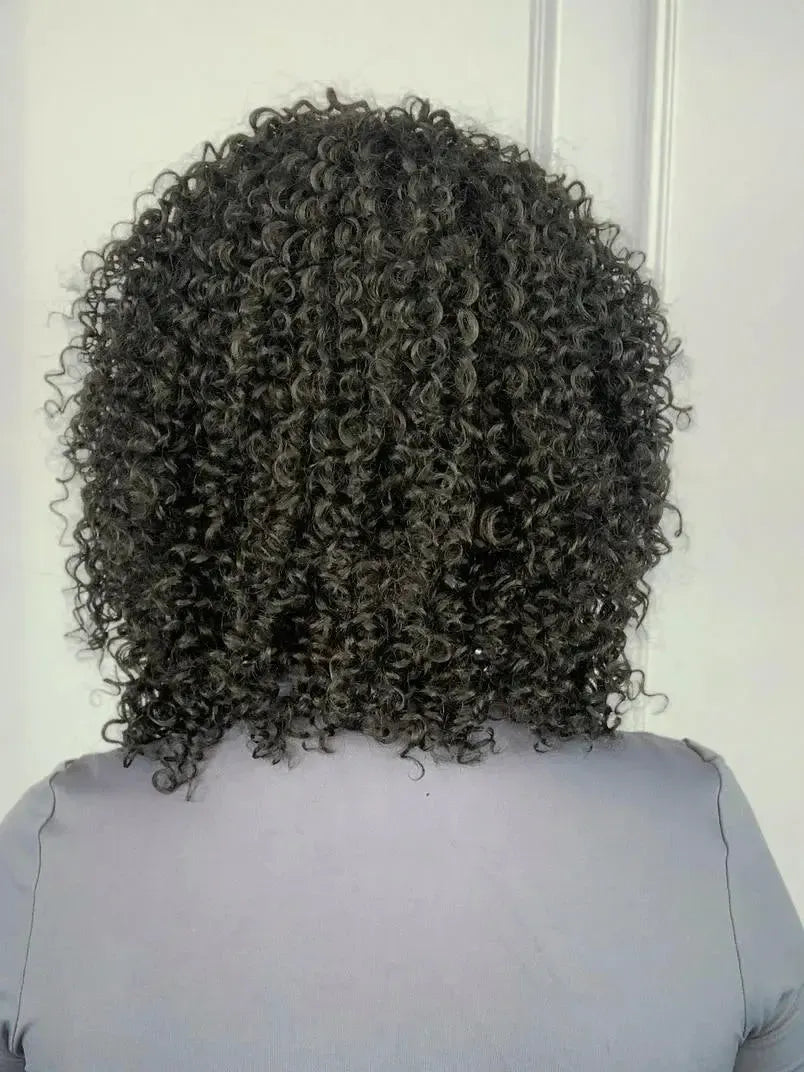 Wig Nimiane Castanho Escuro Cacheada