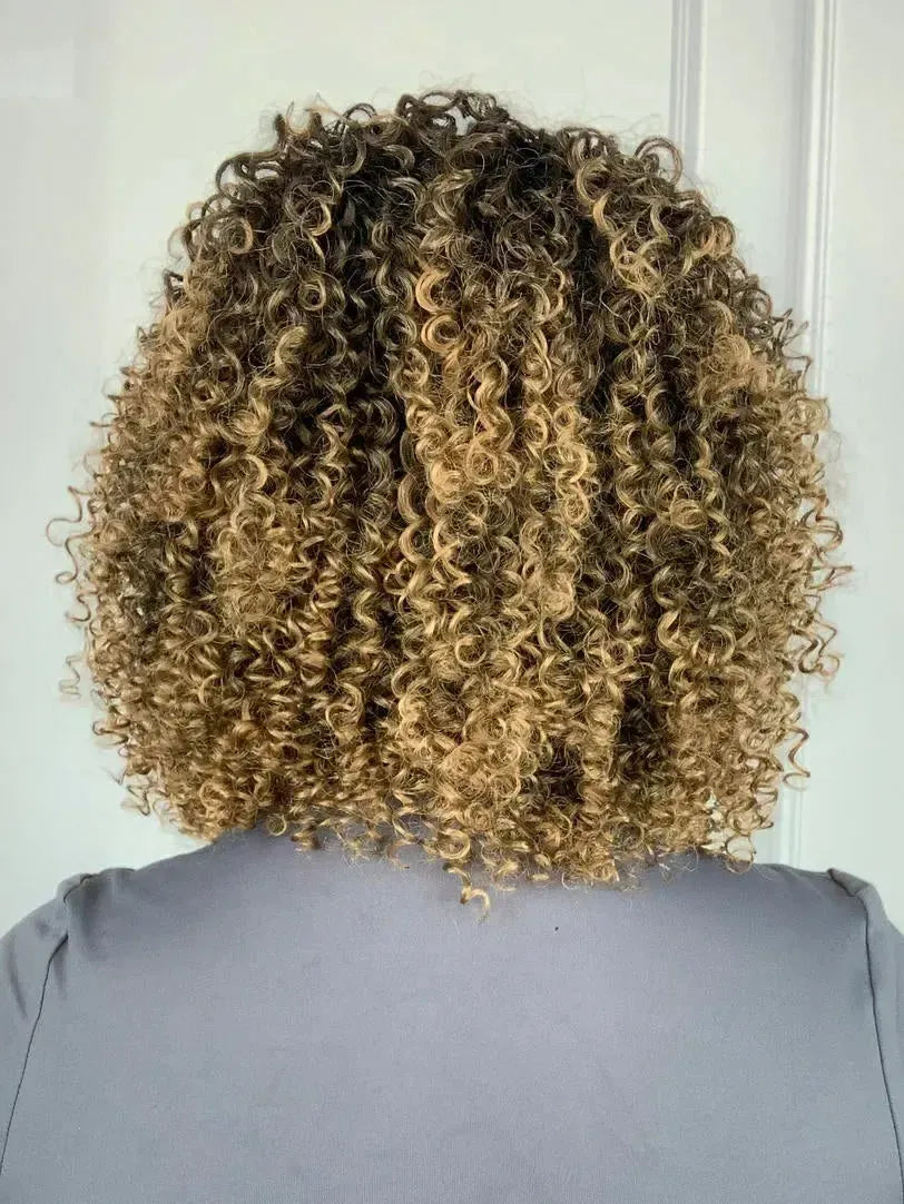 Wig Nimiane Castanho Loira 8/30 Cacheada